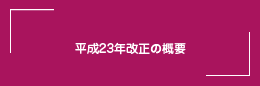 平成23年改正の概要